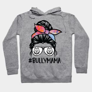 American bully mom messy bun Hoodie